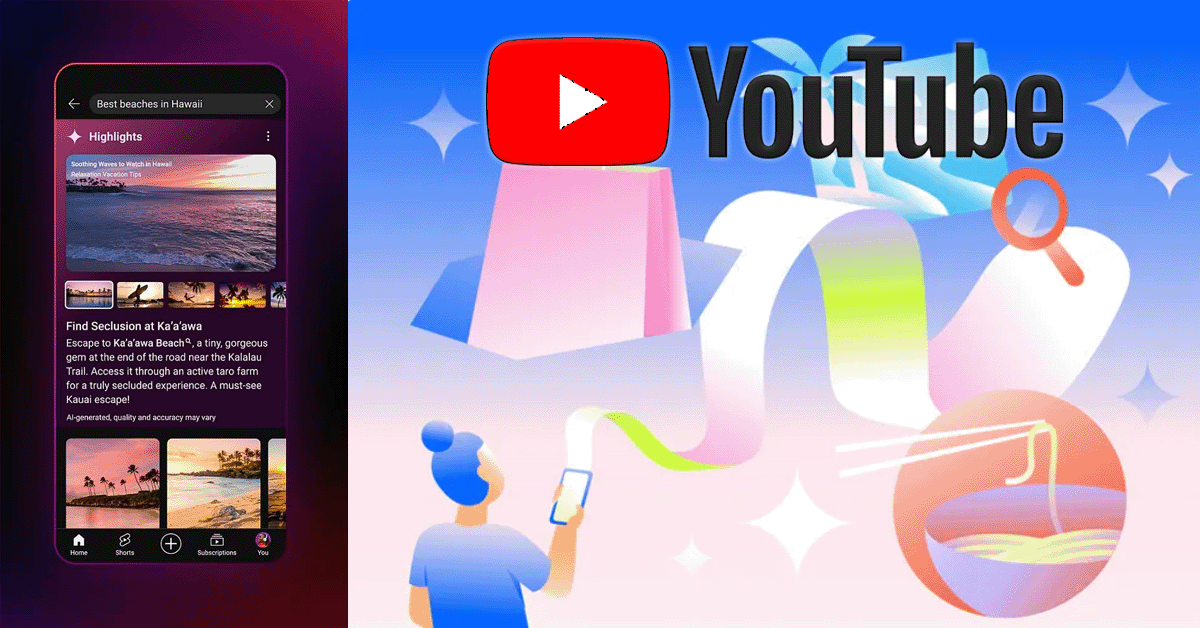 YouTube AI Feature Update